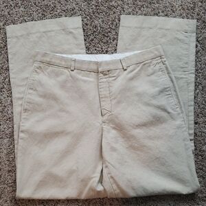 Express Tan Mens Linen Casual Pants